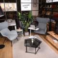 [Oxy Lounger, Gianni 4-Legged Lounger, Dasha Coffee Table – Marble, Portia Coffee Table – Big, Tree - Monstera H1600 & Lappy Coffee Table]